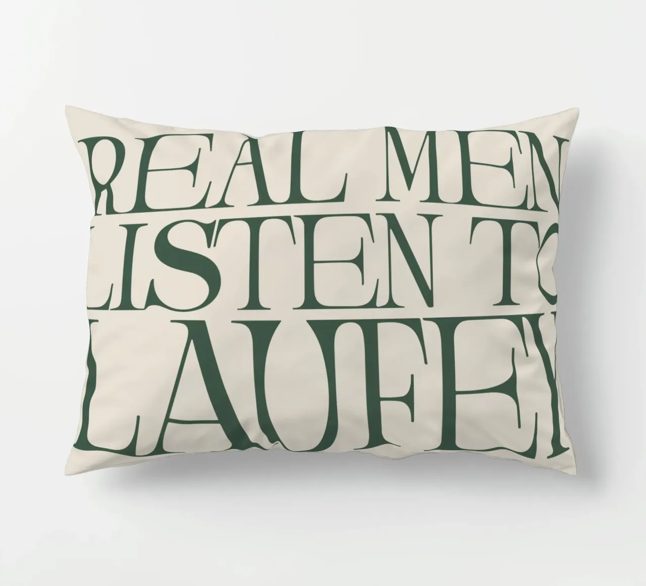 Laufey Real Men Listen To Lfy cuscino da carleemiller
