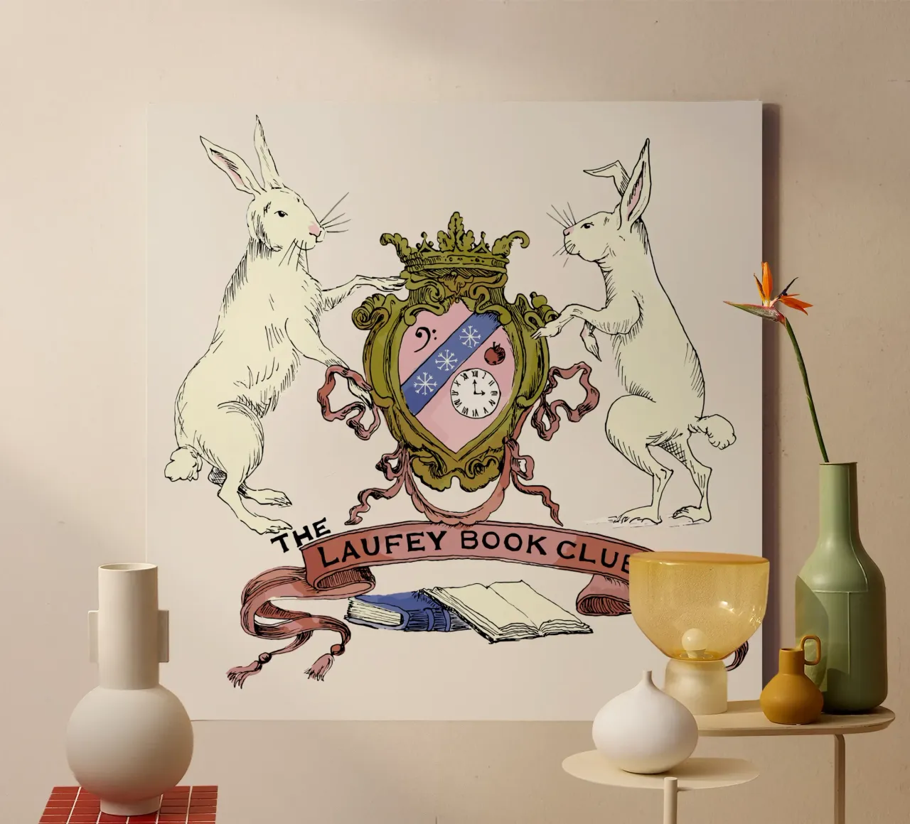 Laufey The Lfy Book Club V1 Leinwand von carleemiller