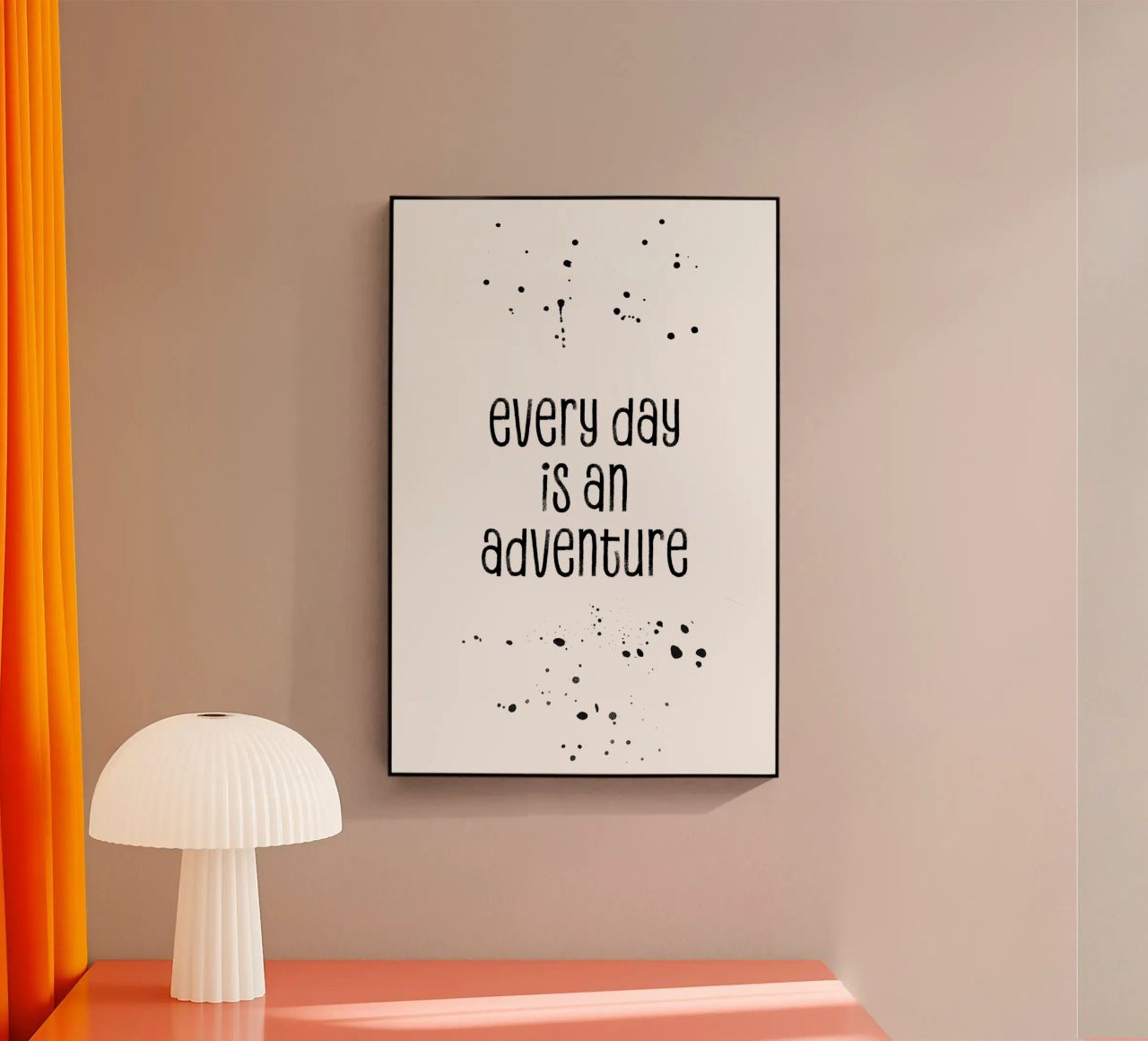 TESTO ARTE Ogni giorno è un'avventura plexiglass da Melanie Viola