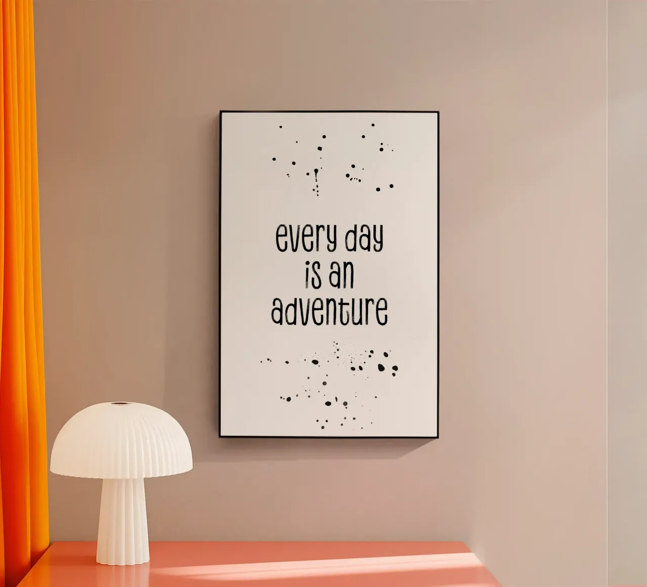 TESTO ARTE Ogni giorno è un'avventura plexiglass da Melanie Viola