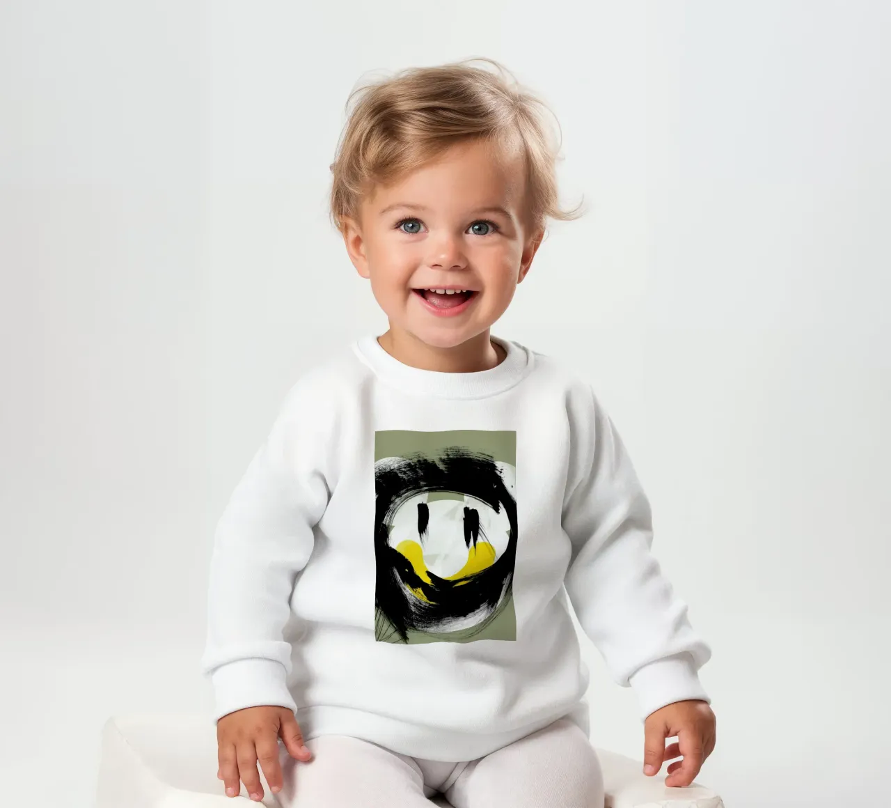 Happy Smiley Smile felpa neonato da Doozal