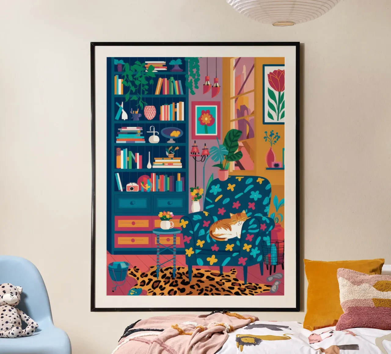 Leopard Print Reading Nook hahnemühle by FadeAura