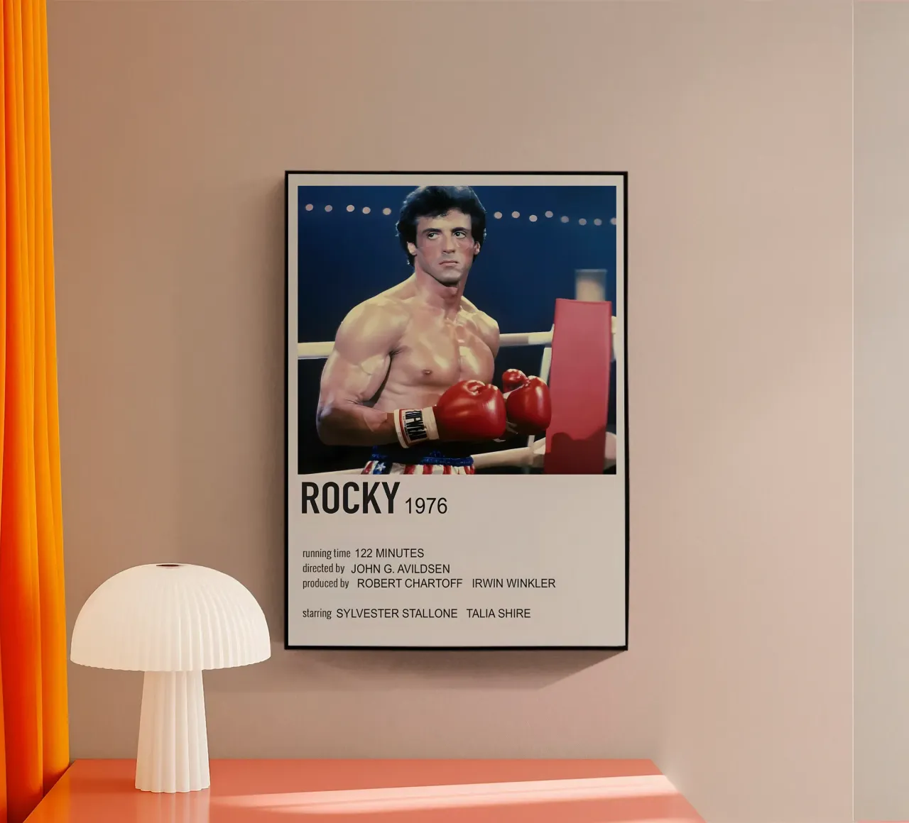 ROCKY 1976 plexiglass da MVFminimalist