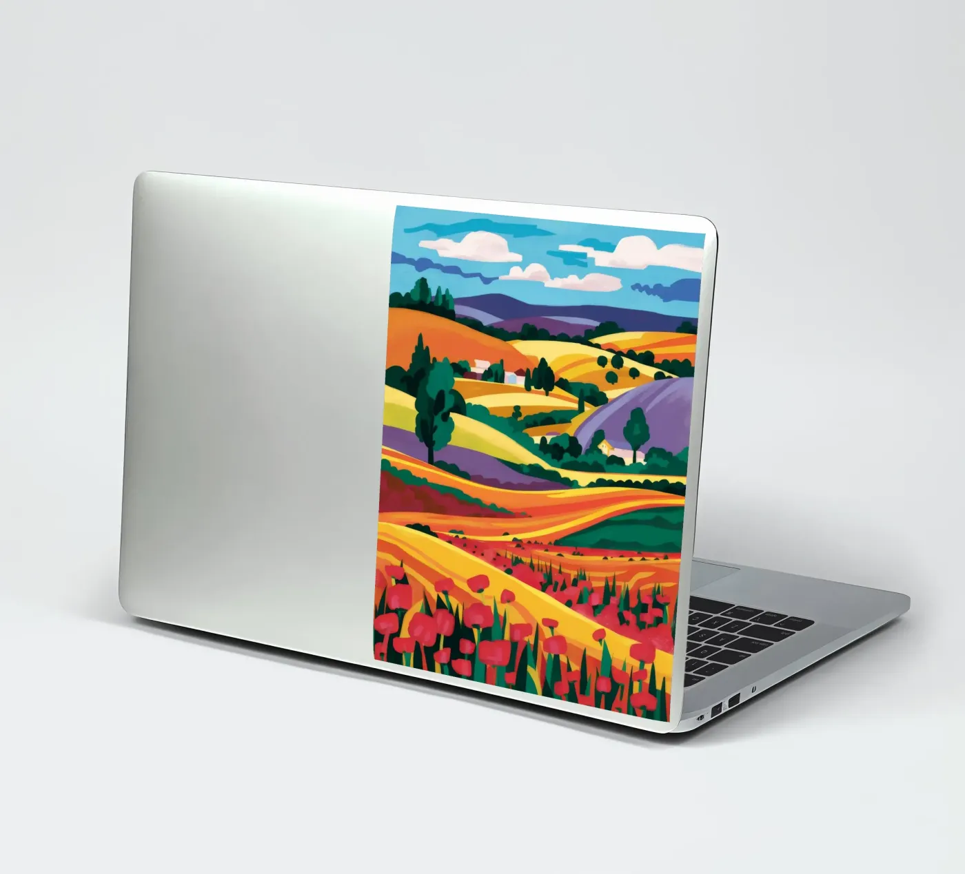 Rolling Lavender Fields sticker by Muse Artworks