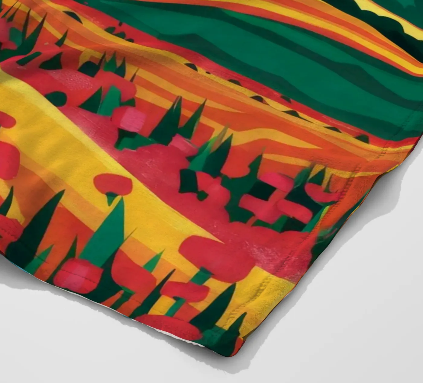 Glooiende lavendelvelden fleecedeken van Muse Artworks