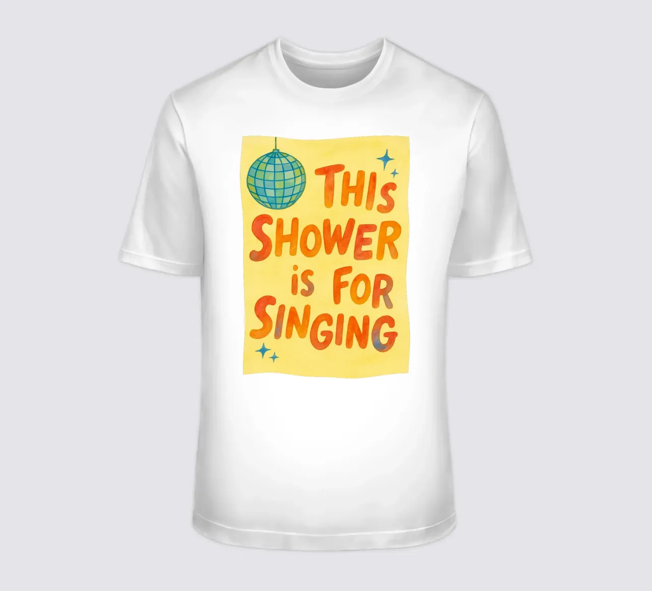 questa doccia è per cantare t-shirt da onelove