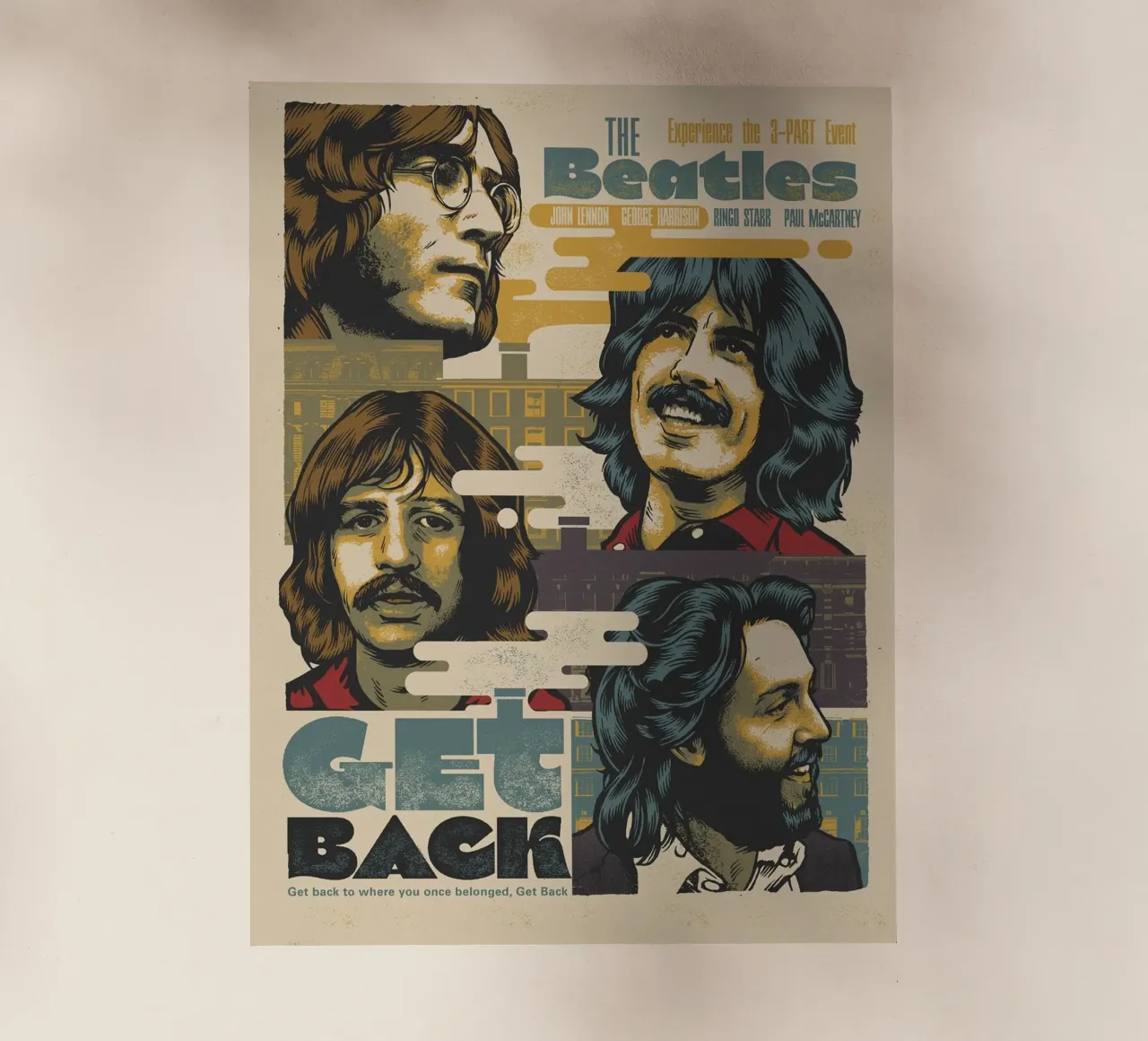 Una notte con i Beatles pellicola backlit da nabcu