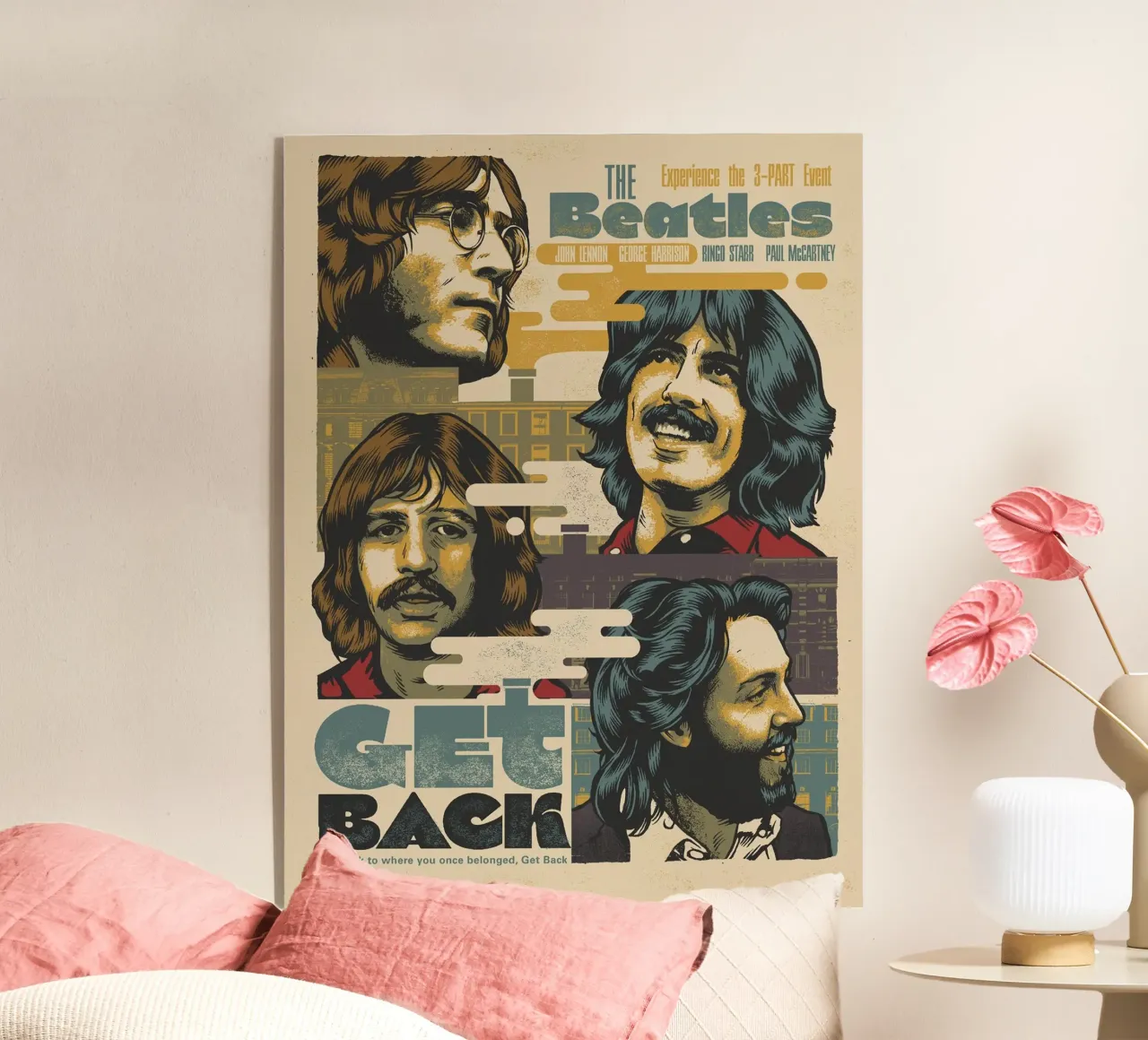 Una notte con i Beatles plexiglass da nabcu