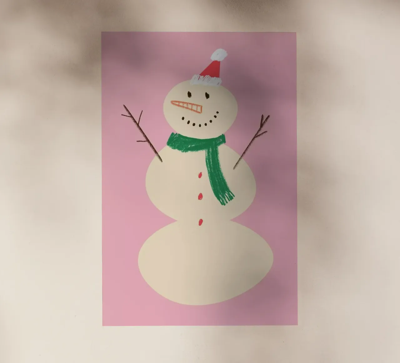 Happy Snowman pellicola backlit da Studio One