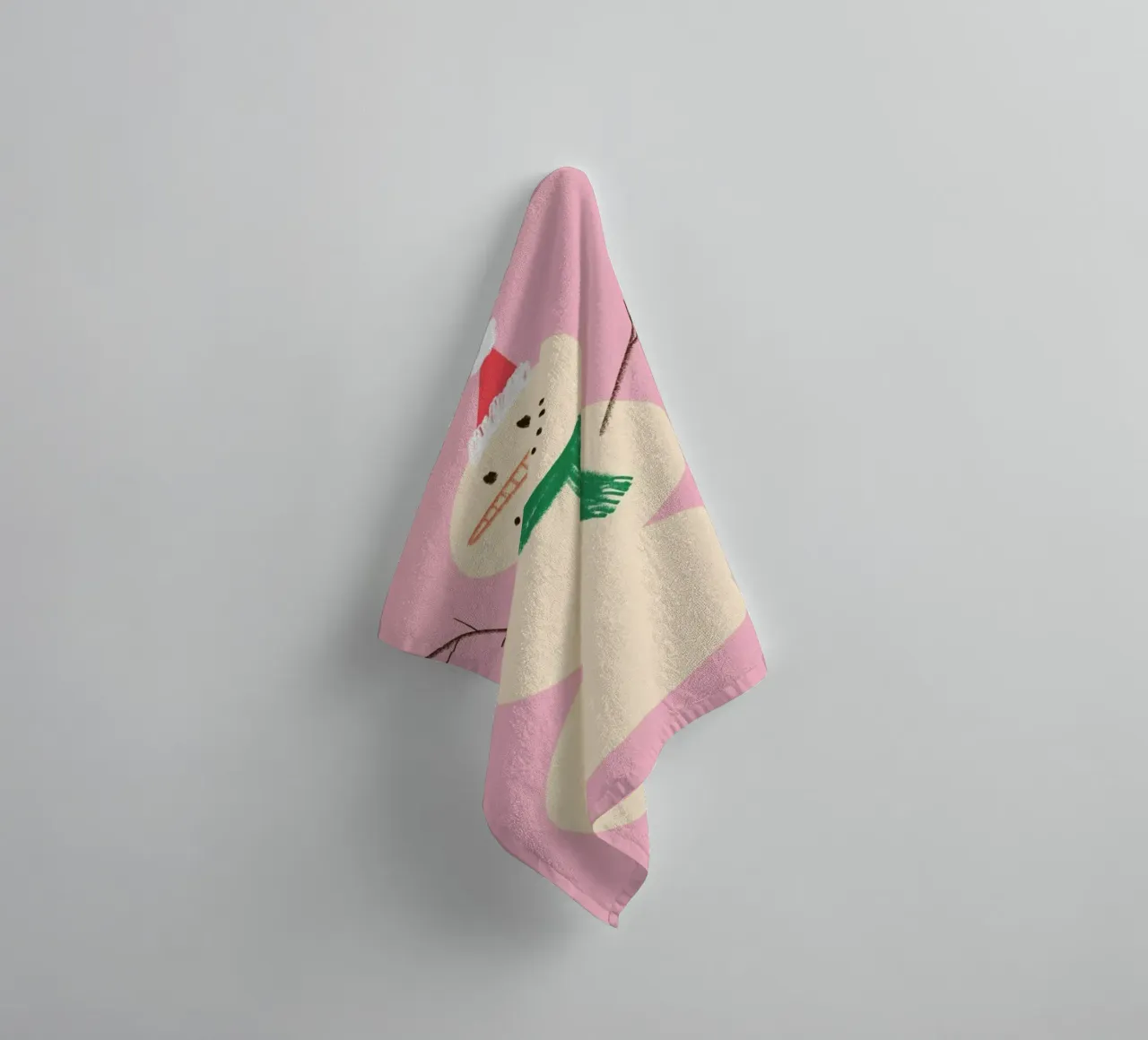 Happy Snowman asciugamano da bagno da Studio One