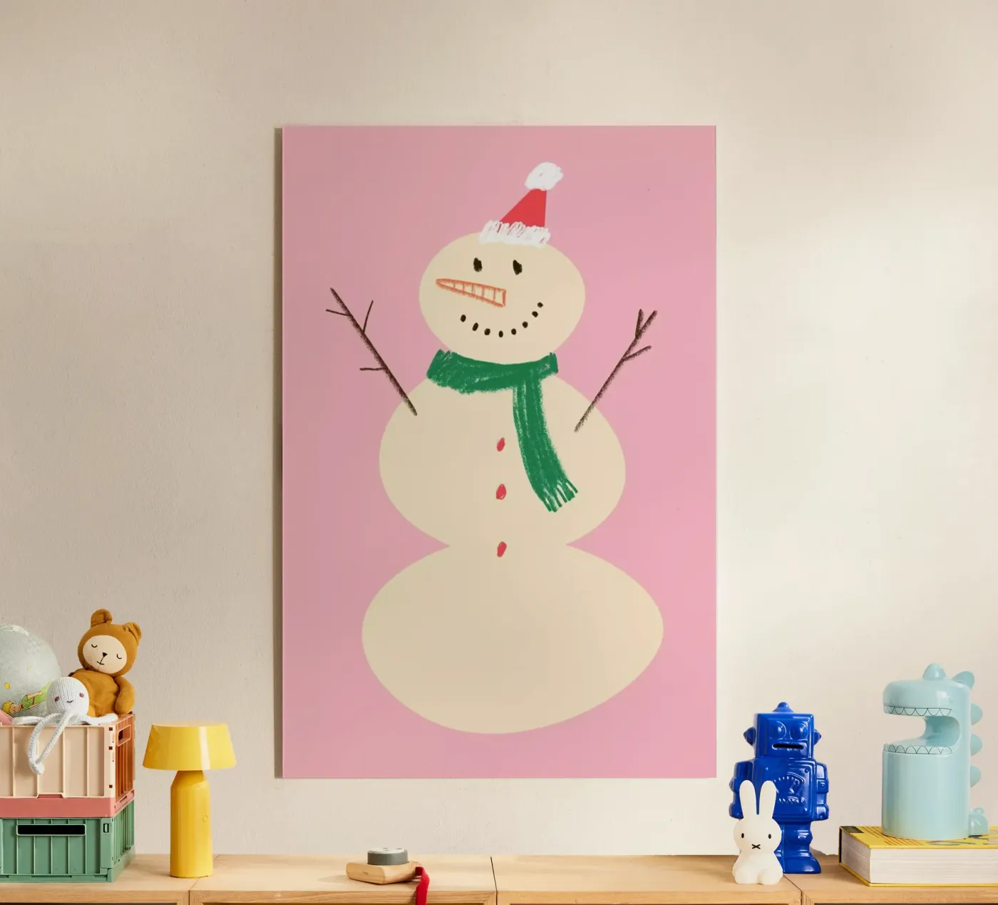 Happy Snowman plexiglass da Studio One