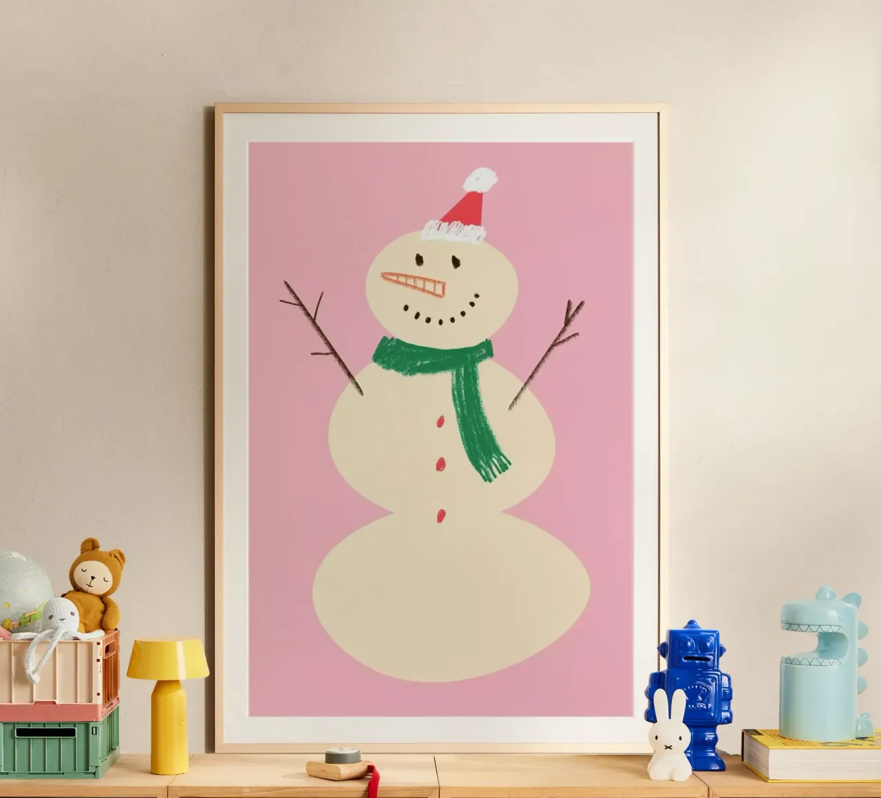 Happy Snowman carta hahnemühle da Studio One