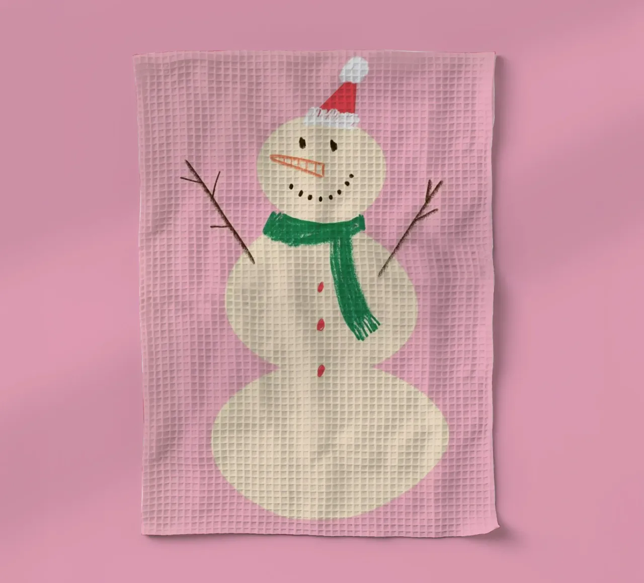 Happy Snowman canovaccio da cucina da Studio One
