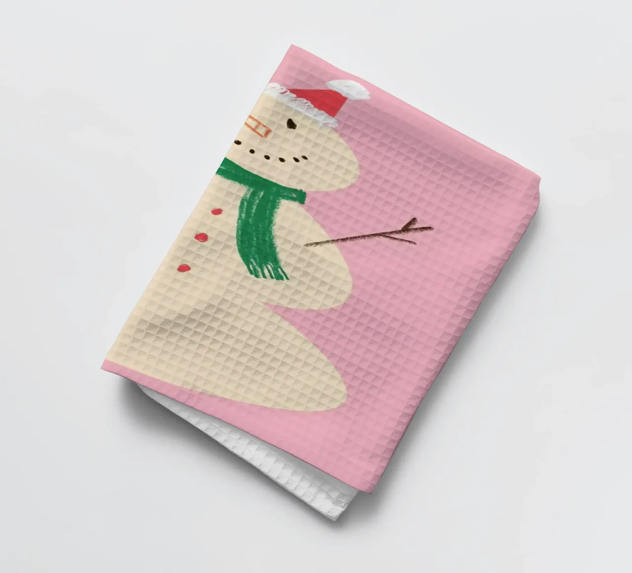 Happy Snowman canovaccio da cucina da Studio One