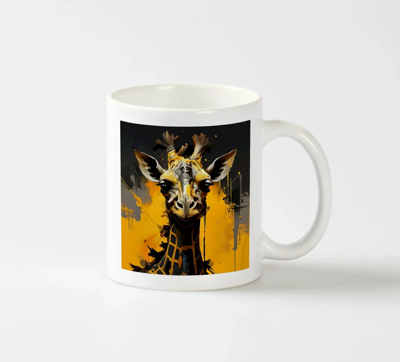 Giraffa_Stile_G_1 tazza in ceramica da Tierisch bunt by LK