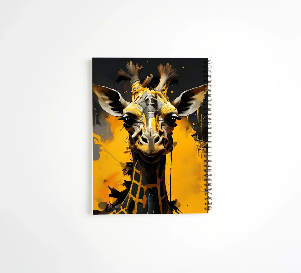 Giraffe_Style_G_1 spiral notebook by Tierisch bunt by LK