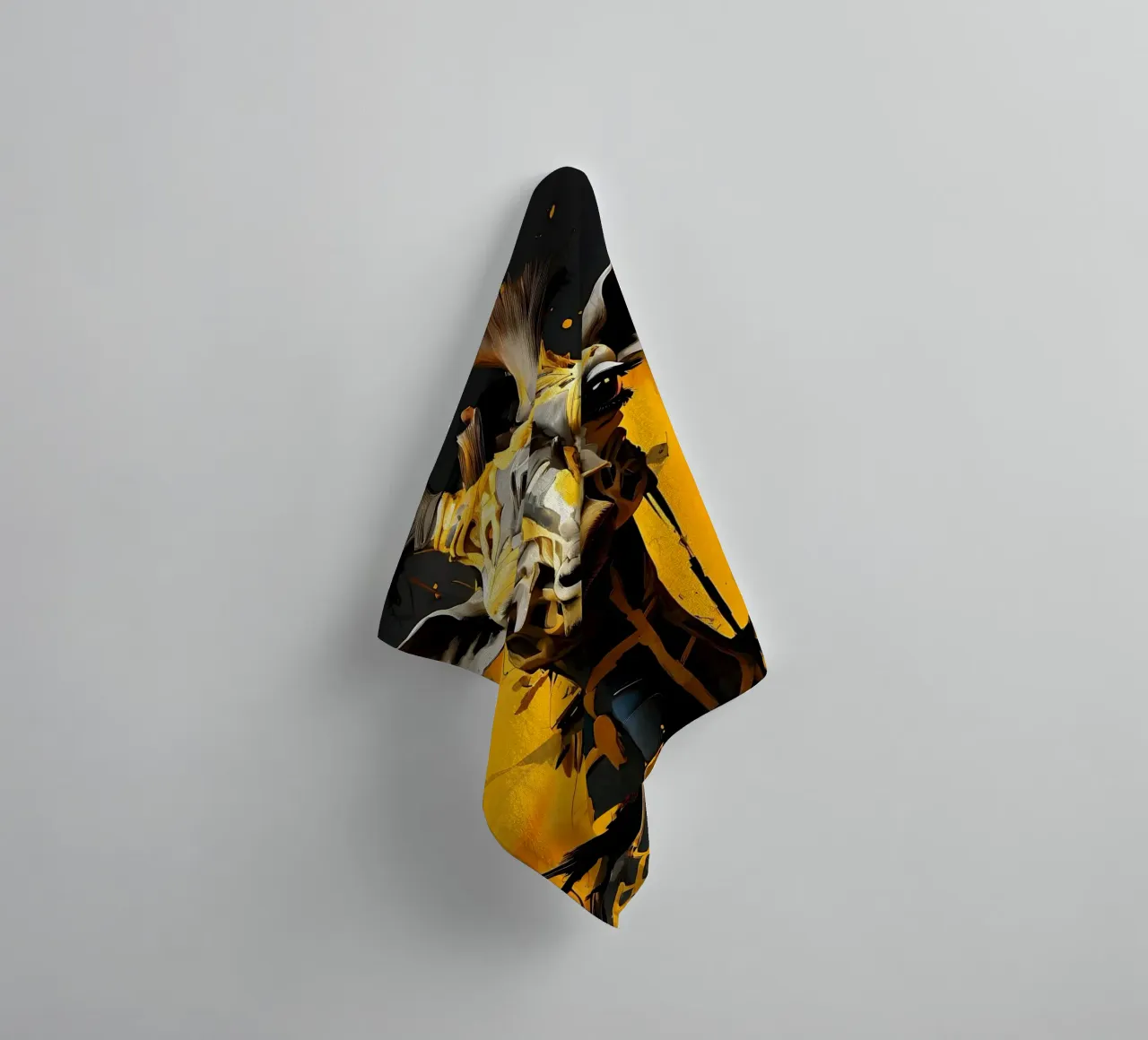 Giraffa_Stile_G_1 asciugamano da bagno da Tierisch bunt by LK