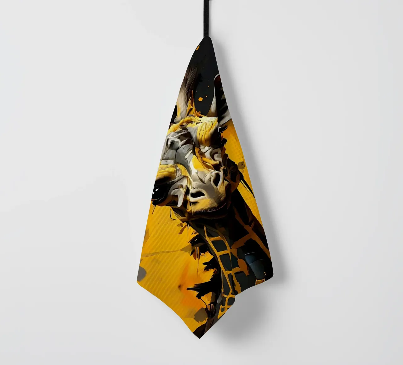 Giraffe_Style_G_1 Geschirrtuch von Tierisch bunt by LK