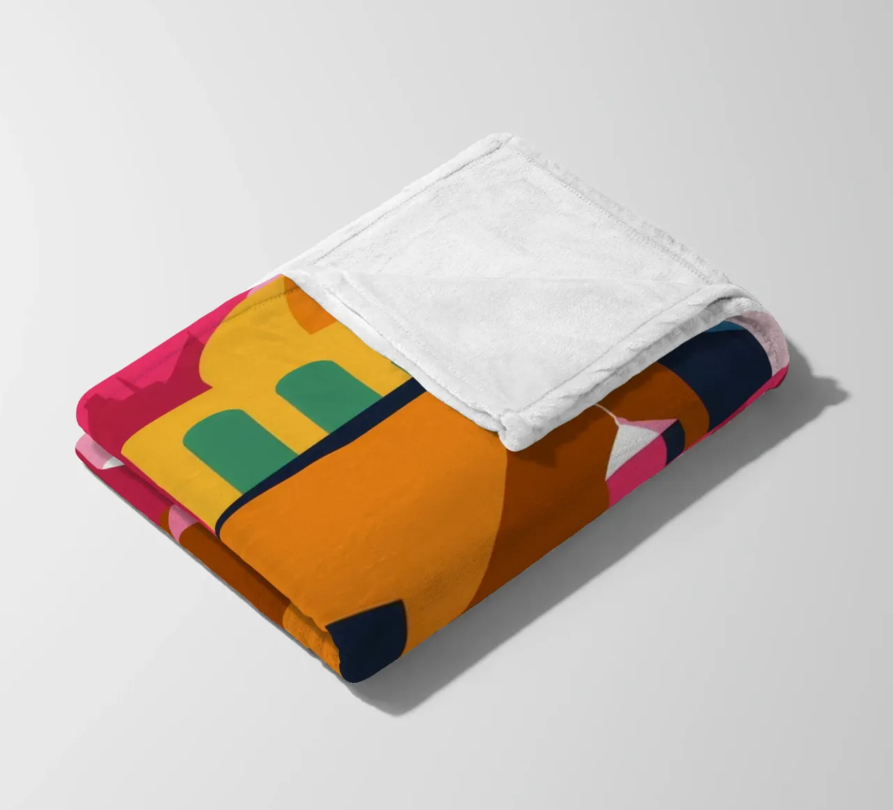 Città collinare colorata coperta in pile da Muse Artworks