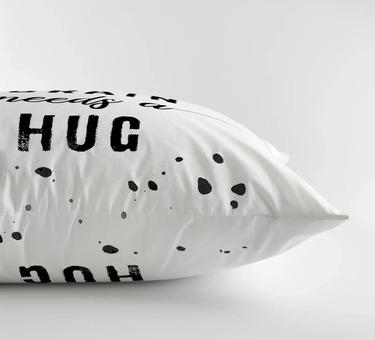 TEXT ART Coffee - when your brain needs a hug cuscino da Melanie Viola