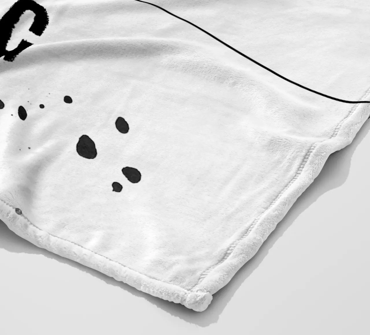 TEXT ART Coffee - when your brain needs a hug coperta in pile da Melanie Viola