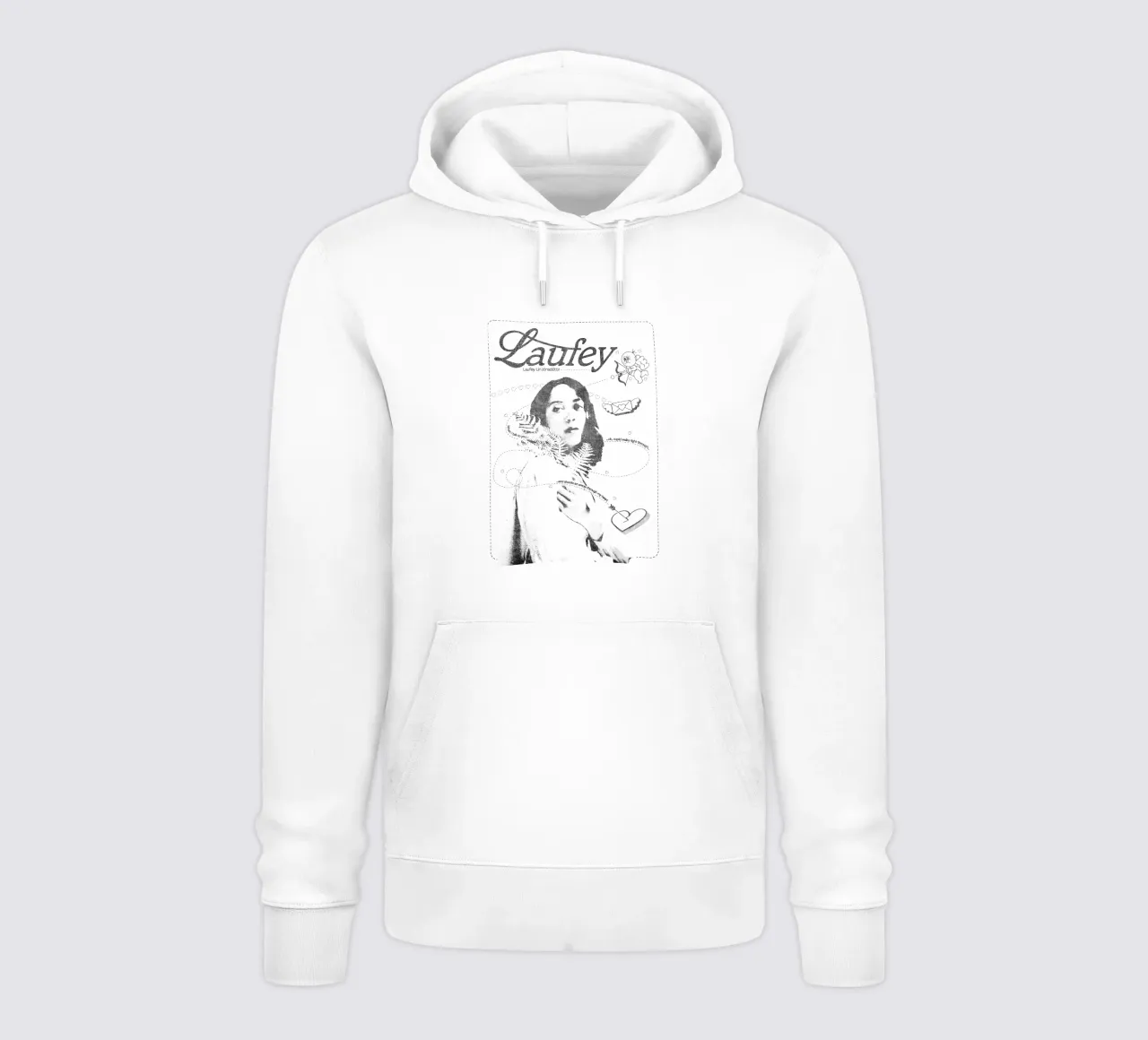 Laufey Flecha que atraviesa mi corazón V1 sudadera con capucha de carleemiller
