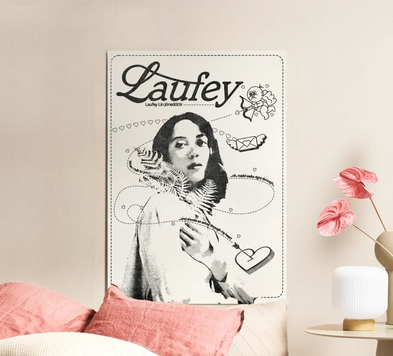 Laufey Flecha que atraviesa mi corazón V1 hahnemühle de carleemiller