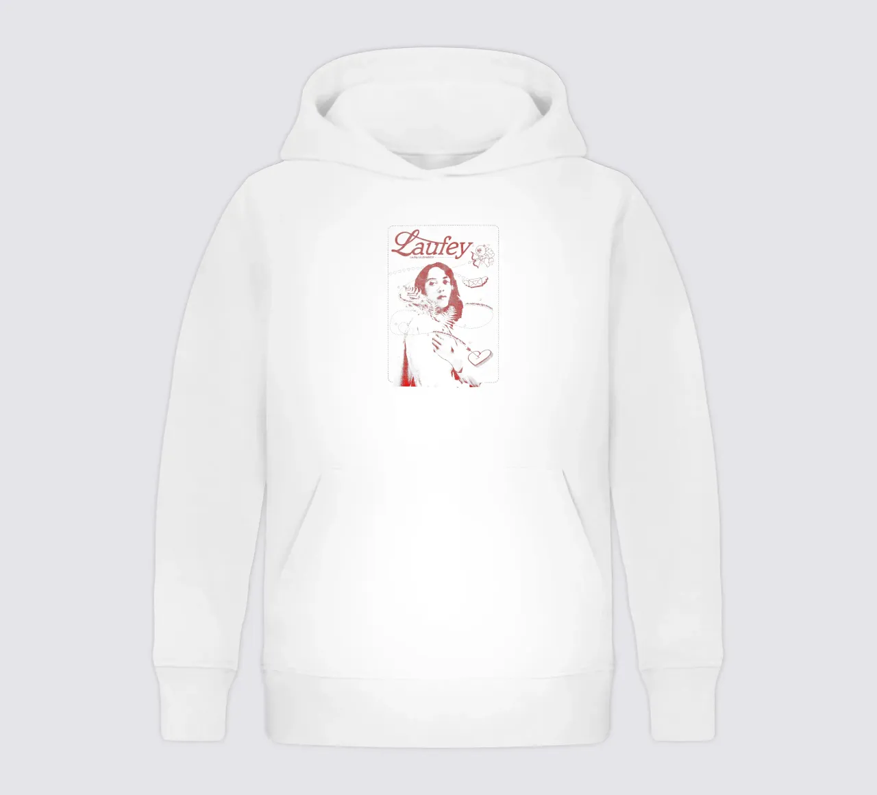 Laufey Flecha que atraviesa mi corazón V2 sudadera con capucha para niño de carleemiller