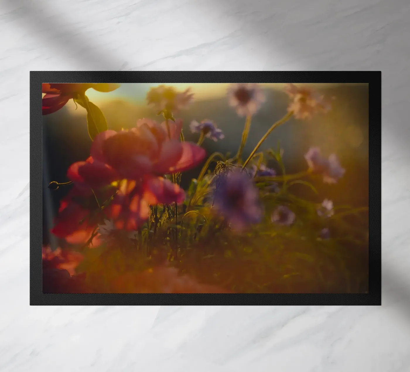 flowers garden deurmat van Earthly Visions