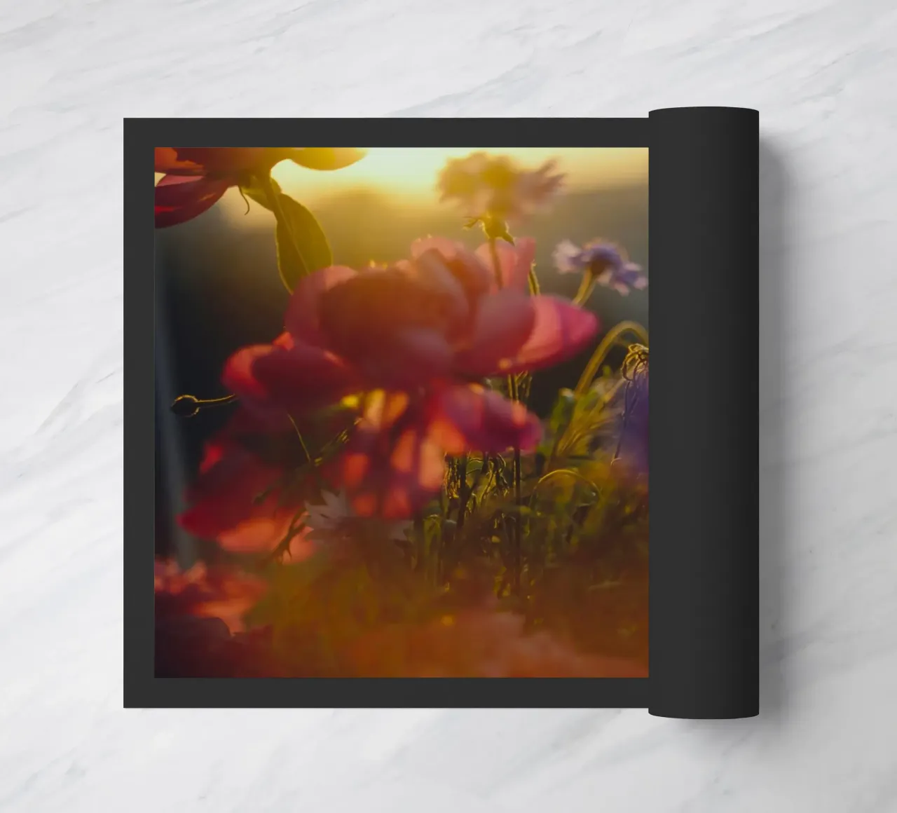 bloementuin deurmat van Earthly Visions