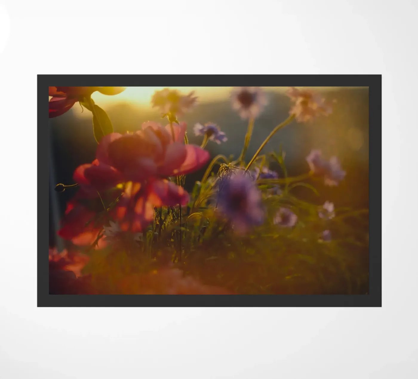 flowers garden deurmat van Earthly Visions