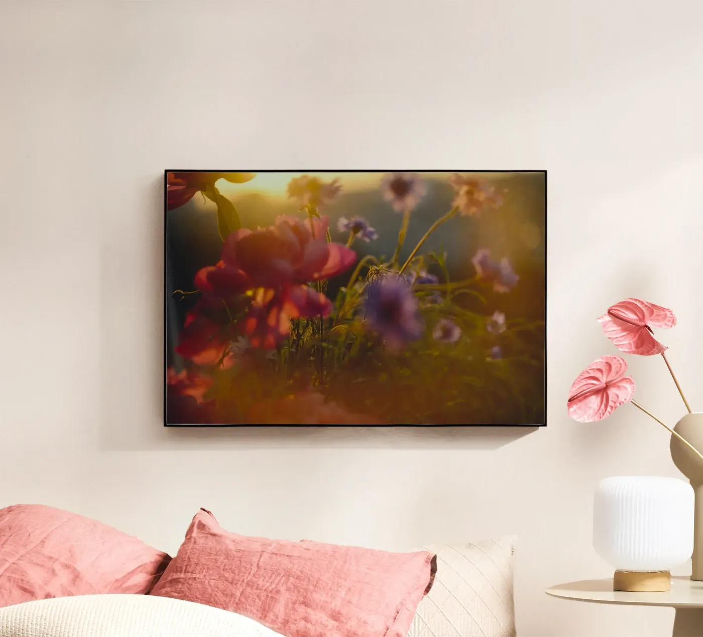 bloementuin acryl van Earthly Visions