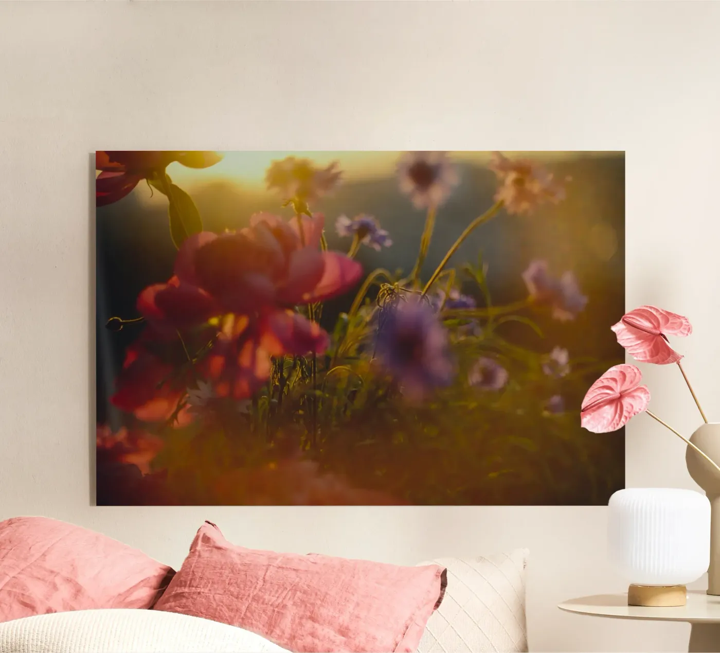 bloementuin acryl van Earthly Visions