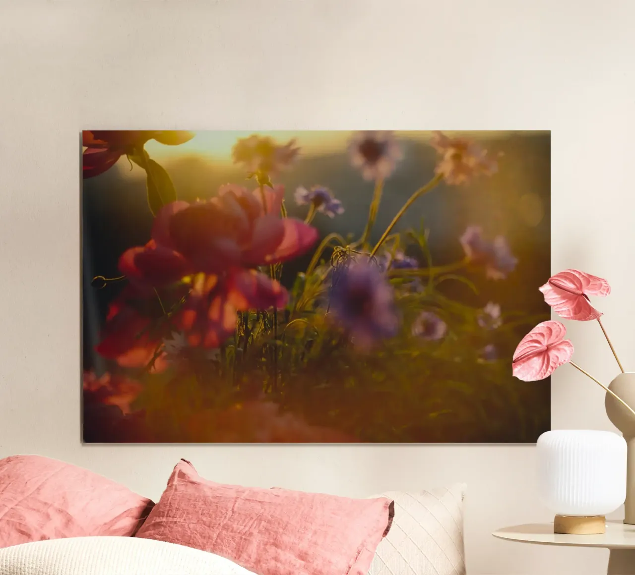 bloementuin poster van Earthly Visions