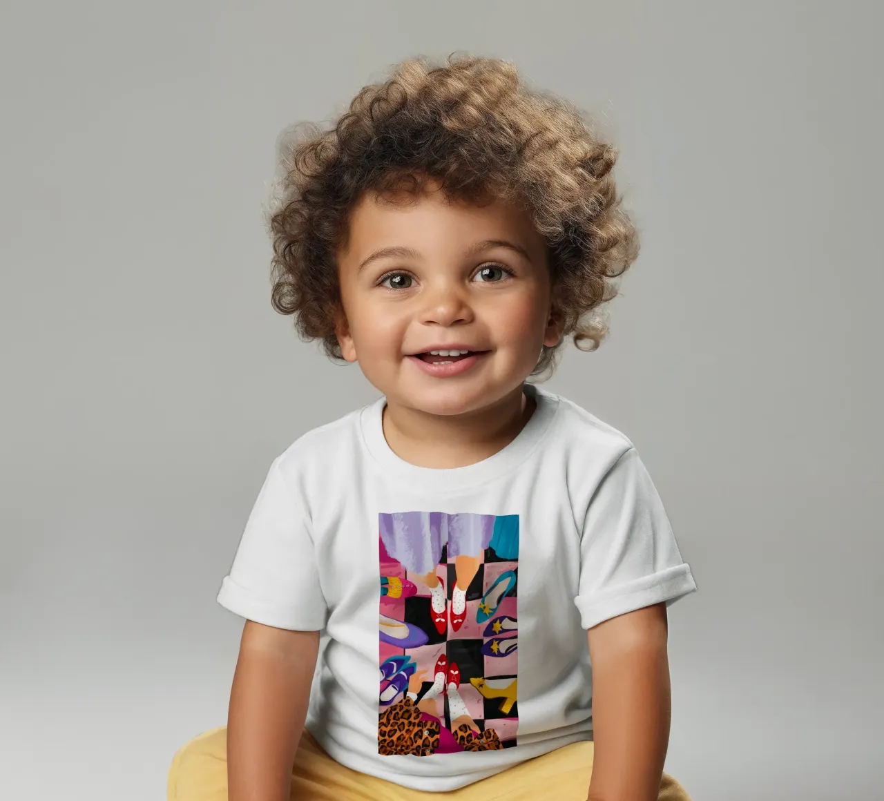 Fashion Floor Chaos baby t-shirt by Stone Decade