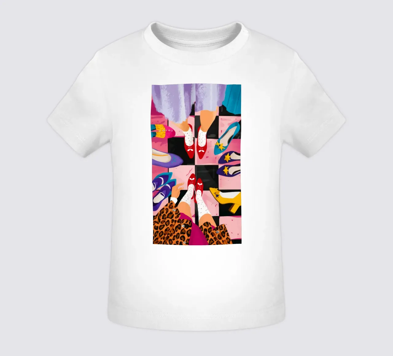 Fashion Floor Chaos baby t-shirt by Stone Decade