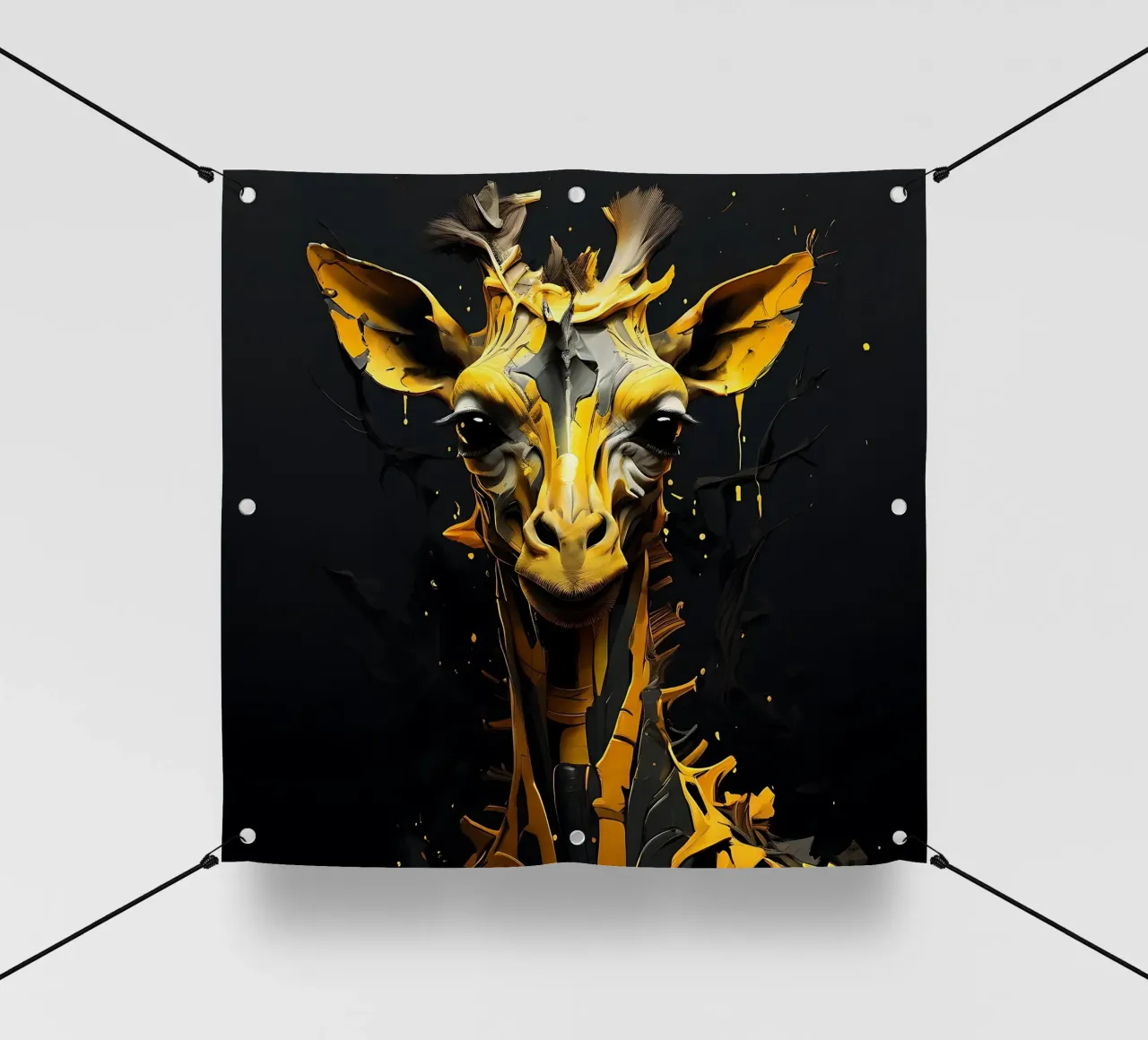 Giraffa_Stile_G_2 telo in pvc da Tierisch bunt by LK