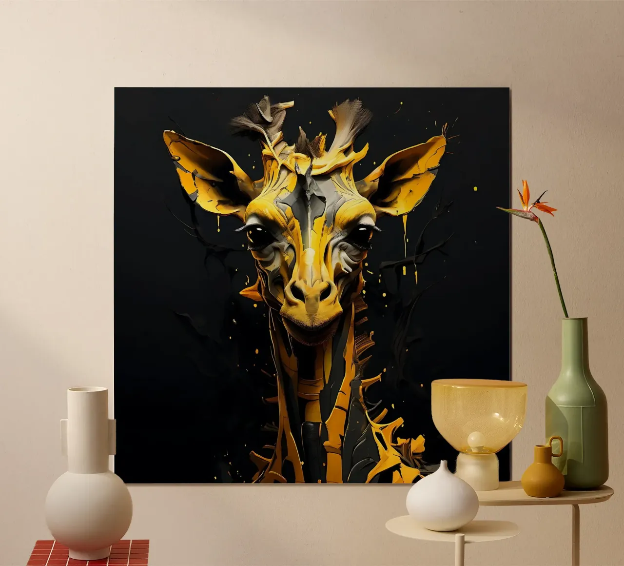 Giraffa_Stile_G_2 poster da Tierisch bunt by LK
