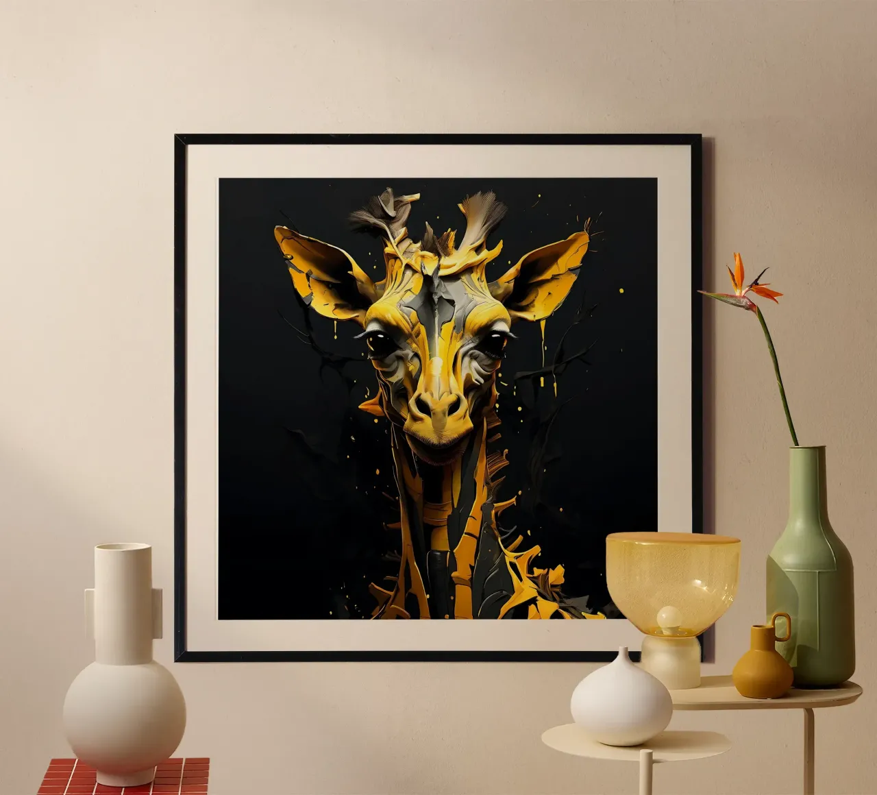 Giraffa_Stile_G_2 poster da Tierisch bunt by LK