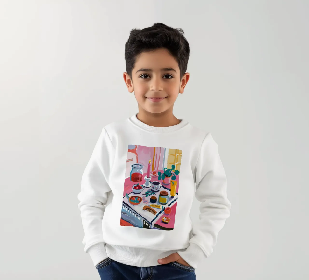 Tartine de l'heure du thé sweat enfant de Haven Fantasy