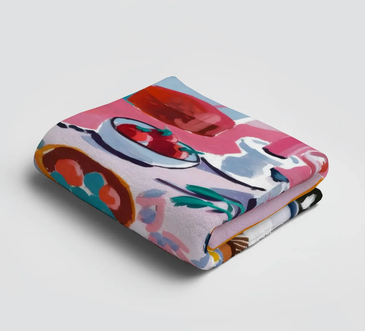 Teatime Table Spread towel by Haven Fantasy