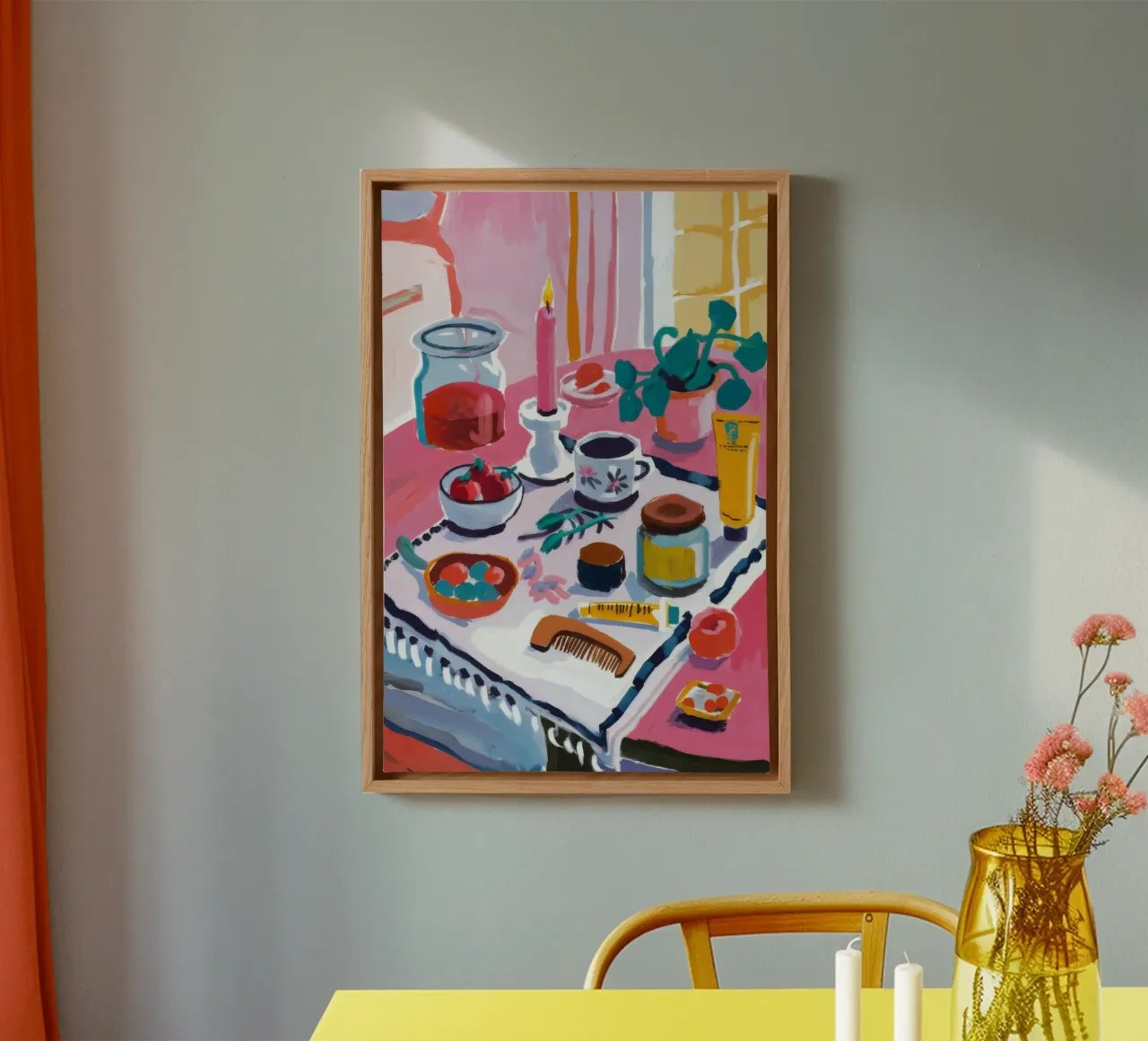 Teatime Table Spread canvas by Haven Fantasy