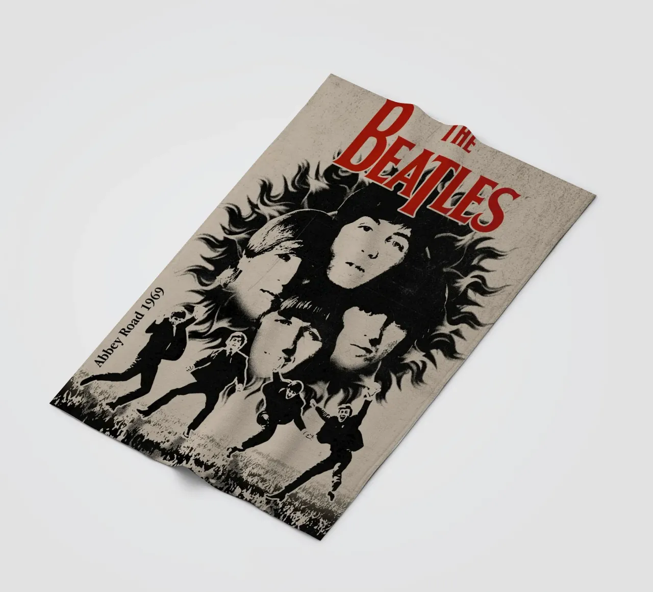 I Beatles salgono sul palco coperta in pile da nabcu