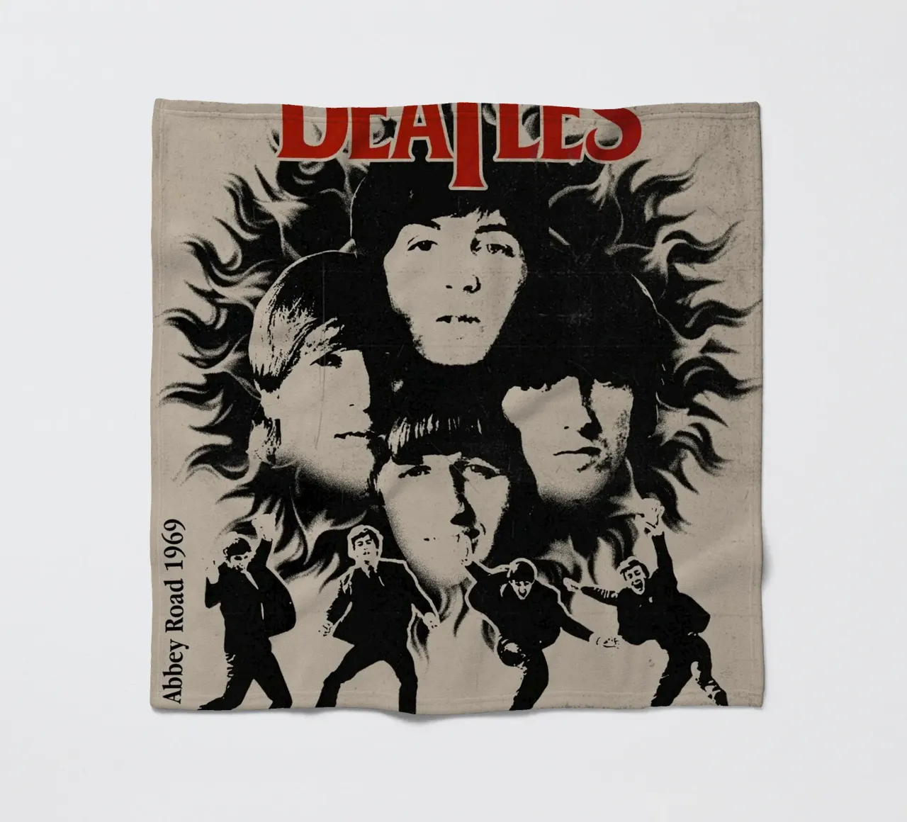 I Beatles salgono sul palco coperta in pile da nabcu