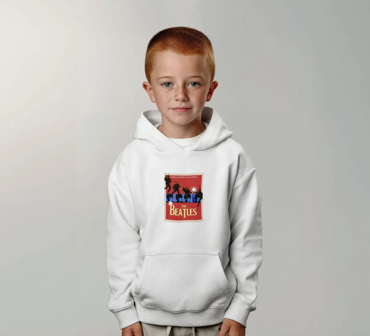 Beatles leven in harmonie kinder hoodie van nabcu