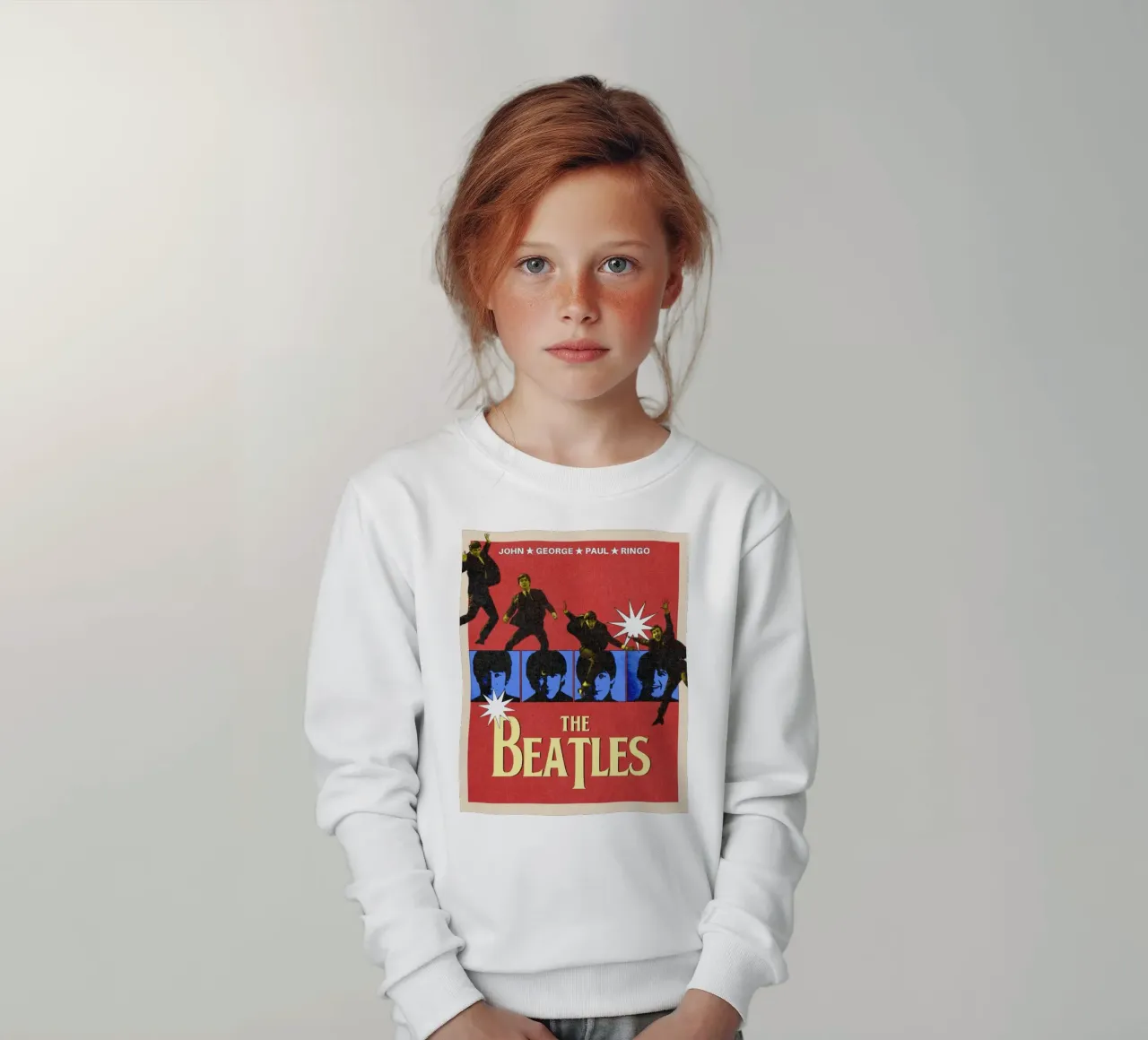 Beatles Live In Harmony kids sweatshirt by nabcu