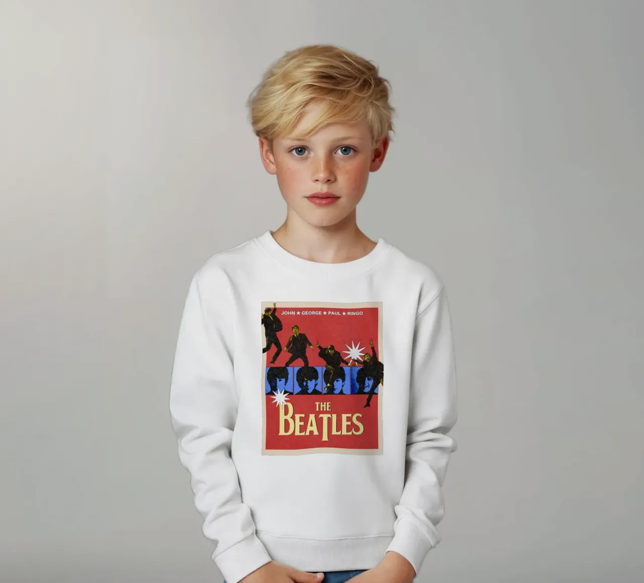 Beatles Live In Harmony kids sweatshirt by nabcu