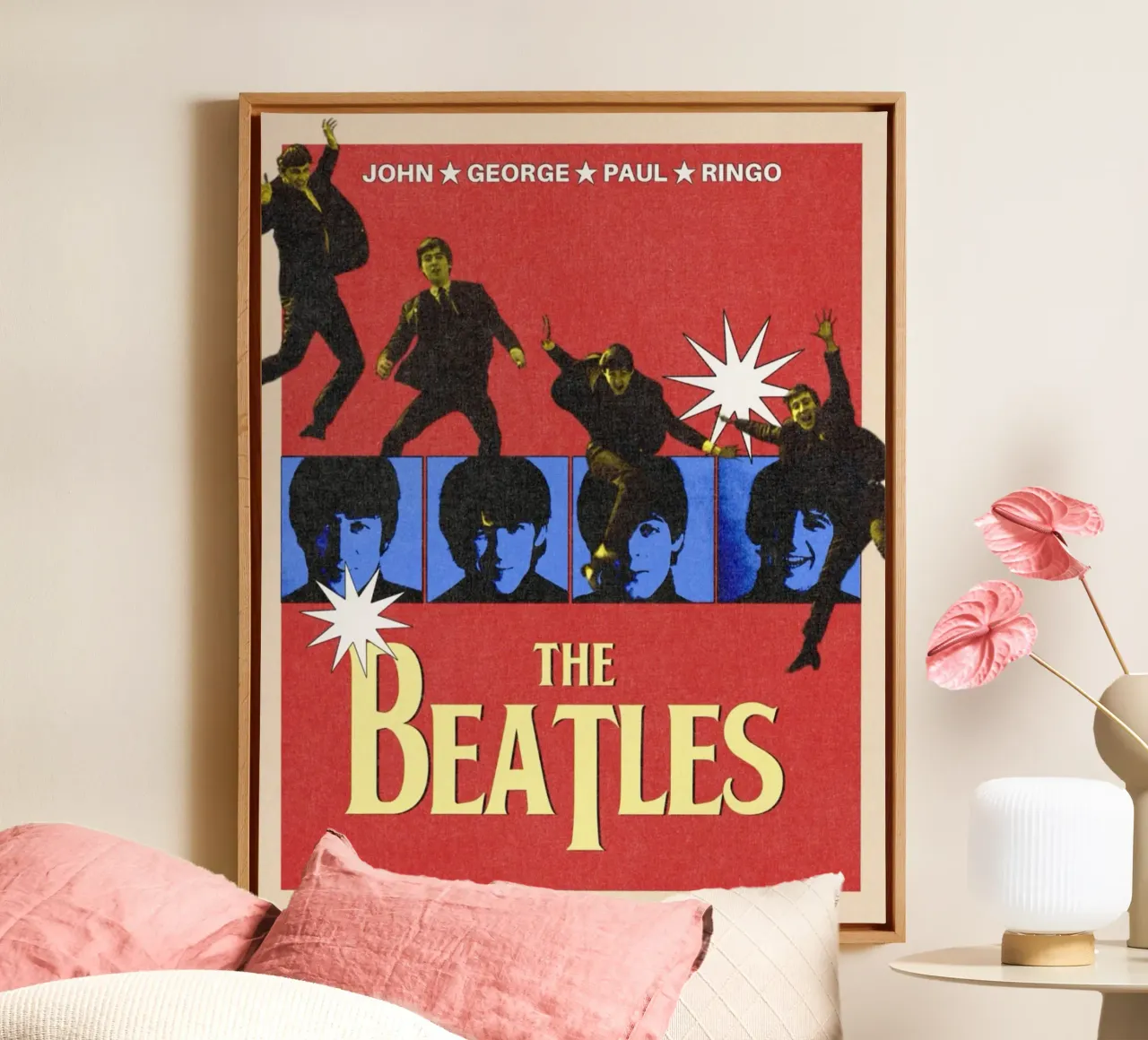 Beatles Live In Harmony canvas by nabcu