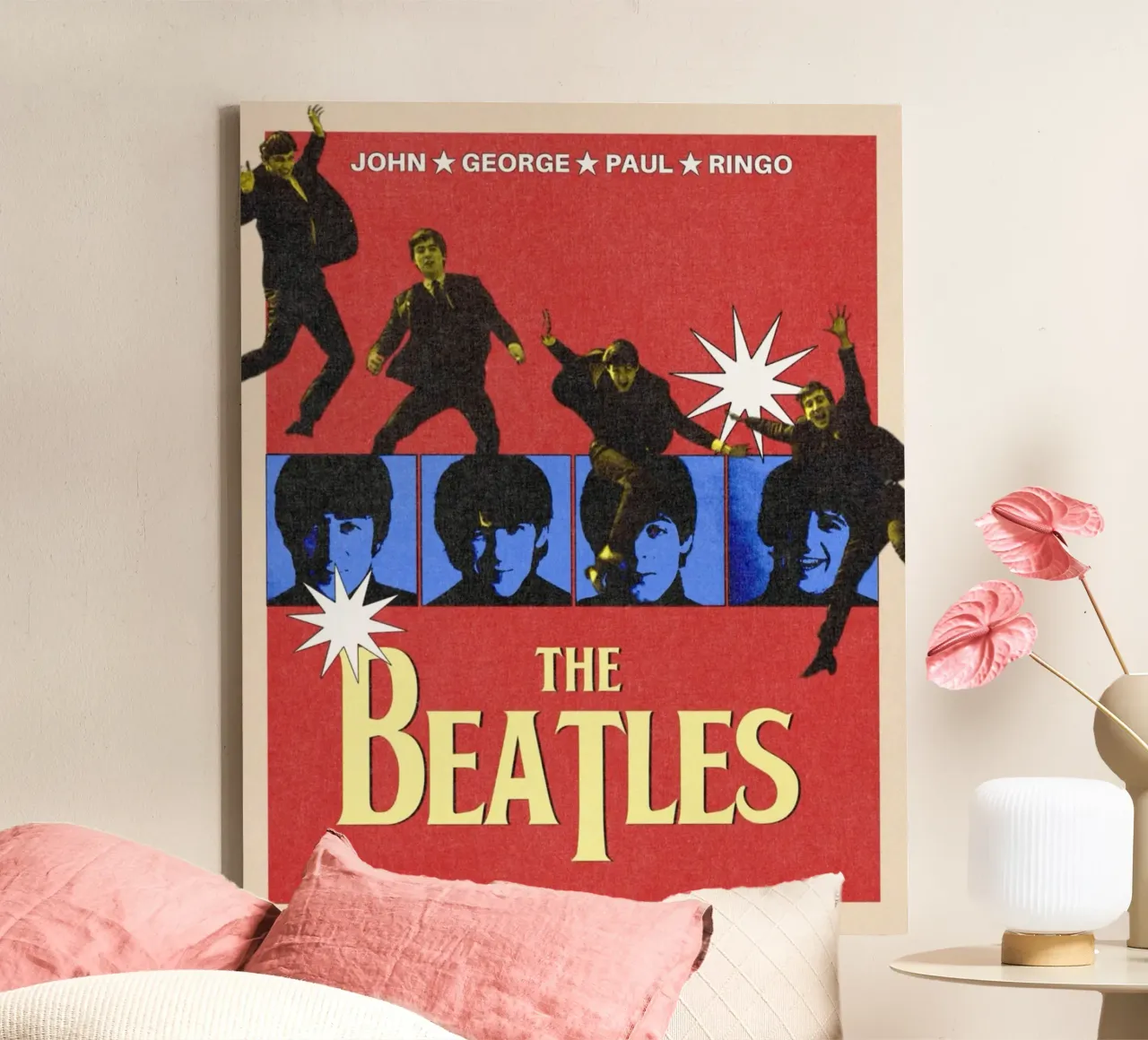 Beatles Live In Harmony canvas by nabcu
