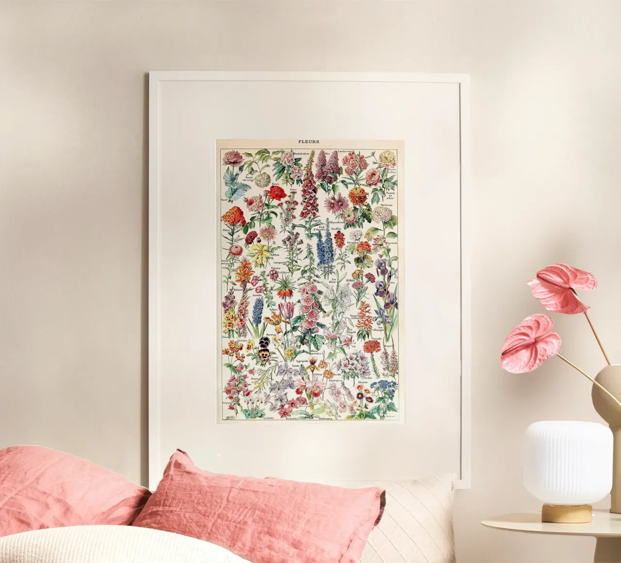 fiori illustrazione botanica varietà floreali poster da Graham Robertson